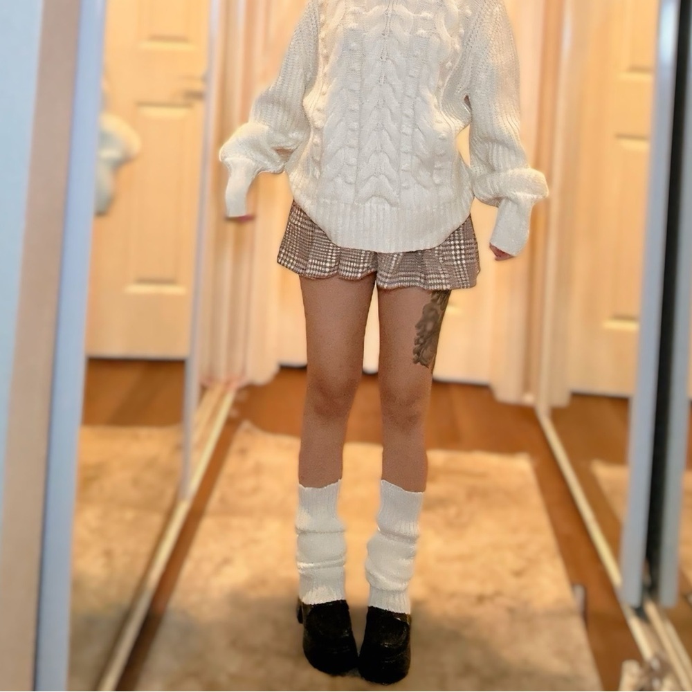 NWT Hollister Ultra High Rise Plaid Pleated Mini Skirt